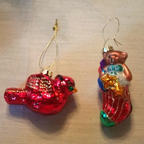 Vintage Glass Ornaments - Picture 1 of 2